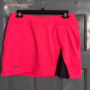 Under Armour hot pink skort size medium